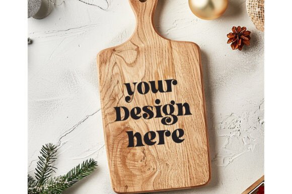 Christmas Cutting Board Mockup 3: A Designer's Review