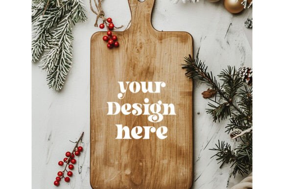Christmas Cutting Board Mockup 50: Graphics for Product Mockups