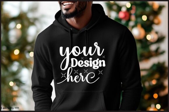 Christmas Hoodie Men Mockup 34: Essential Graphics & Product Mockups