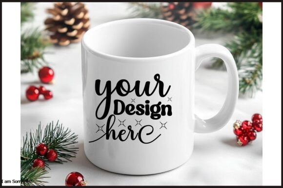 Christmas Mug Mockup 125: Graphics for Product Mockups