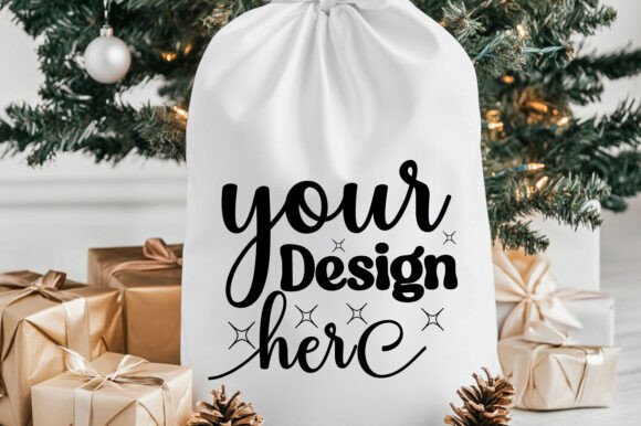 Christmas Santa Sack Mockup Jpg 43: Graphics for Product Mockups