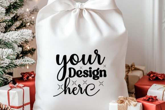 Christmas Santa Sack Mockup Jpg 63: Graphics & Product Mockups