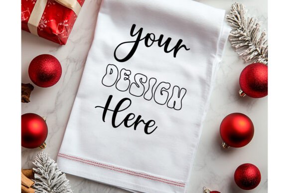 Christmas Towel Mockup 51: Premium Graphics for Product Mockups