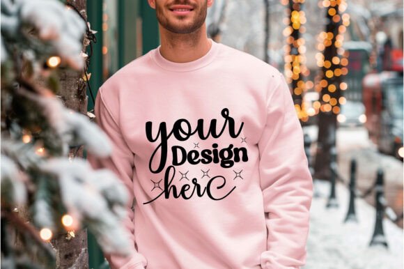 Gildan 18000 Christmas Men Mockup 110: Graphics & Product Mockups