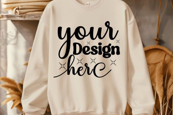 Gildan 18000 Christmas Men Mockup 198: Graphics & Product Mockups
