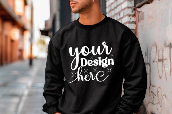 Gildan 18000 Christmas Mockup: Graphics & Product Mockups