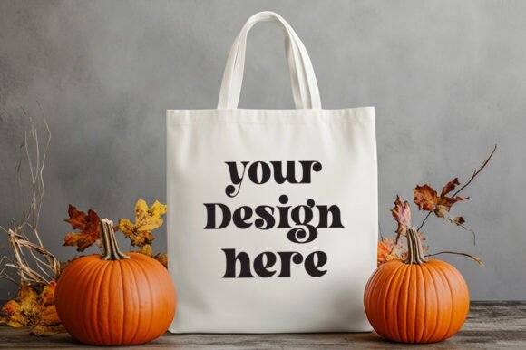 Halloween Natural Tote Bag Mockup 3 Review