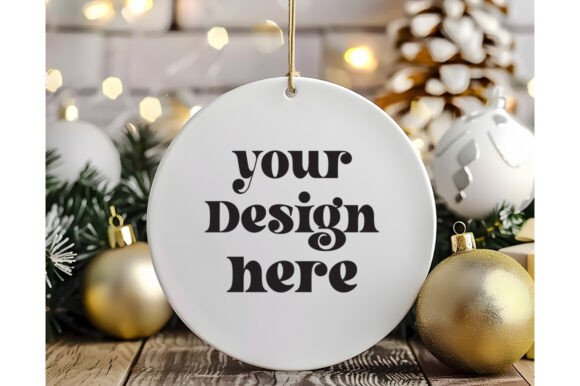 Review: Christmas Ornament Round Sing Mockup 19 for Embroidery