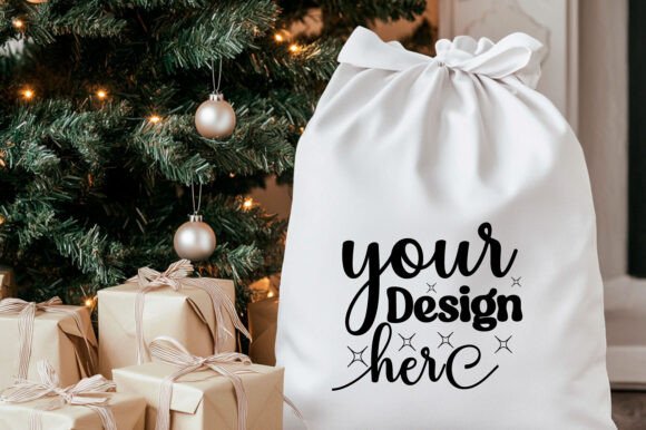 Review: Christmas Santa Sack Mockup Jpg 68 for Graphics