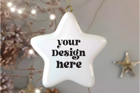 Review: Christmas Star Ornament Mockup 4 for Embroidery